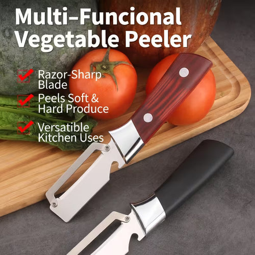 2-In-1 Multifunctional Stainless Steel Vegetable Peeler