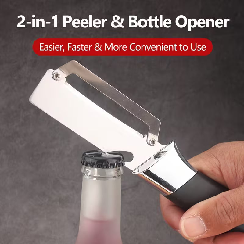 2-In-1 Multifunctional Stainless Steel Vegetable Peeler