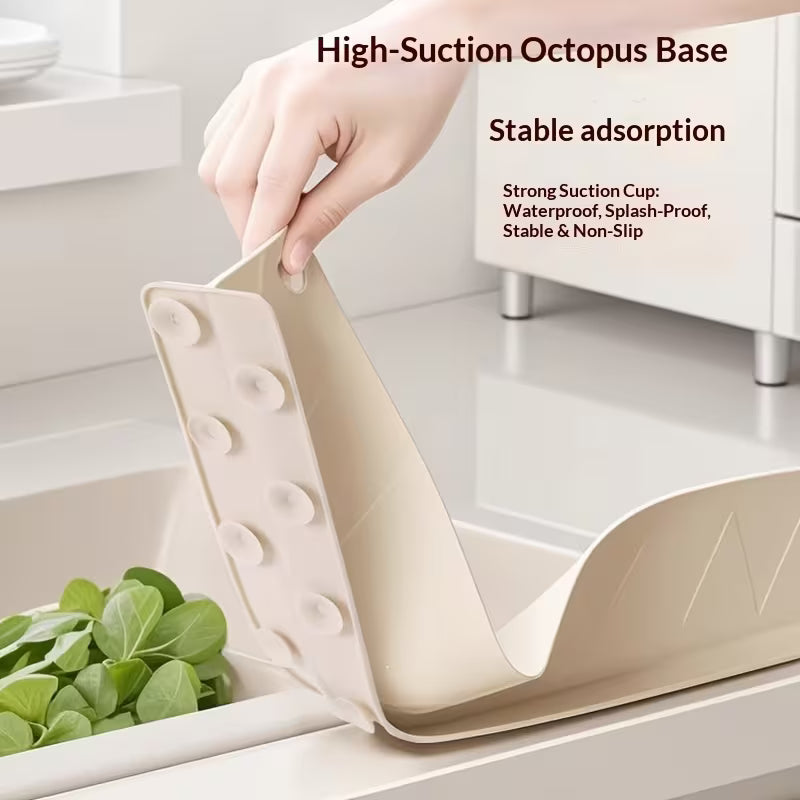 Silicone Sink Splash Guard with Suction